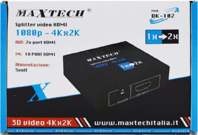 Splitter Sdoppiatore 2 Porte Usb Hdmi Full Hd 1080p Tv Ps3 Xbox 3d 4k Maxtech Dk-102 Elettronica/Home Cinema TV e video/Attrezzatura satellitare/Impianti satellitari/Splitter Trade Shop italia - Napoli, Commerciovirtuoso.it