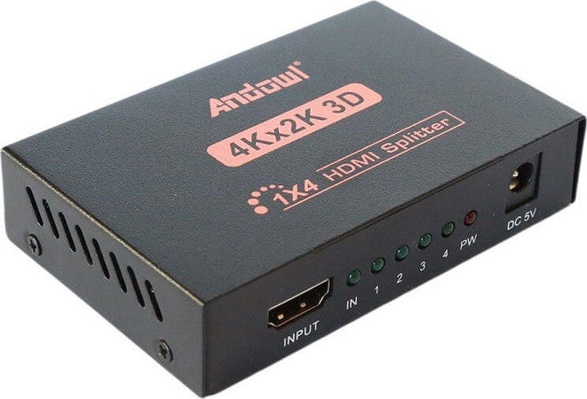 Splitter Sdoppiatore Hdmi Alta Definizione 1080p 4k 2k 3d 4 Uscite Amplificate Informatica e Videogiochi > Accessori PC > Adattatori e Convertitori Trade Shop italia - Napoli, Commerciovirtuoso.it