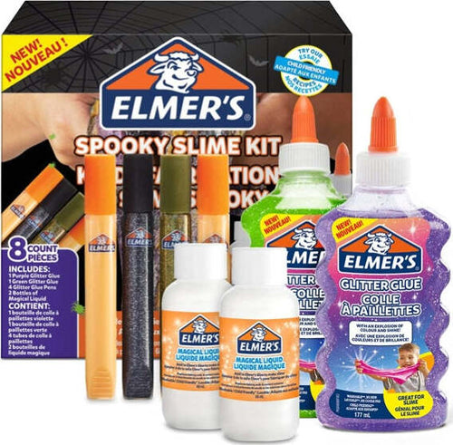 Spooky Slime Kit - Elmer's Cancelleria e prodotti per ufficio/Archivio ufficio e accessori per scrivania/Nastri colle elastici e graffette/Adesivi e colle/Adesivi spray Eurocartuccia - Pavullo, Commerciovirtuoso.it