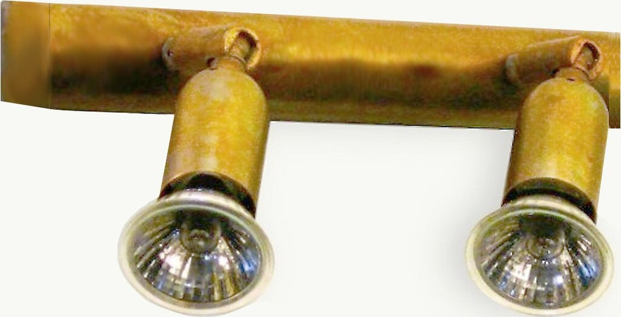Spot-classico-Lampadari-Bartalini-FOX-F2-GU10-LED-ottone-faretti-orientabili