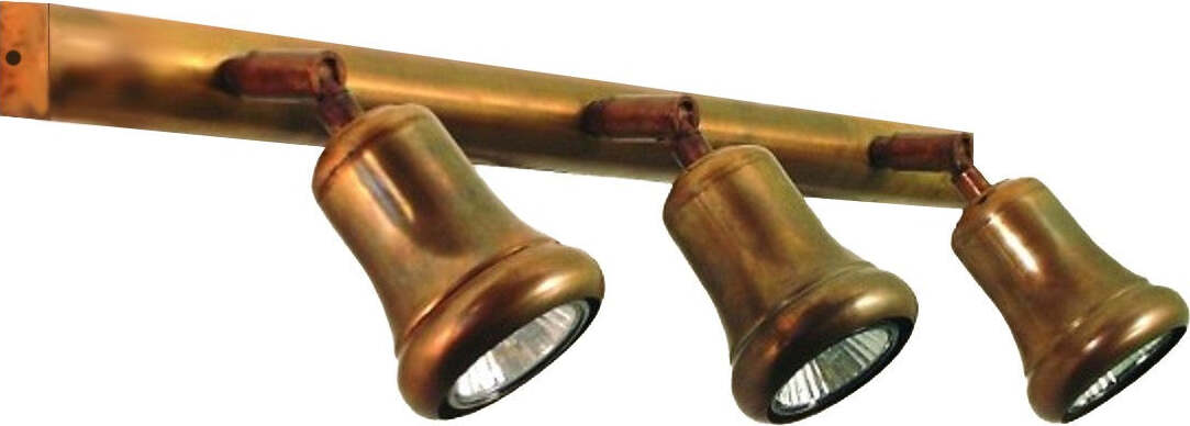 Spot-classico-Lampadari-Bartalini-TILLY-F3-GU10-LED-ottone-faretti-orientabili