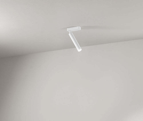 Spot-Contemporaneo-Bambù-Alluminio-Bianco-Led-Integrato-10W