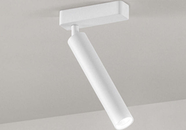 Spot-Contemporaneo-Bambù-Alluminio-Bianco-Led-Integrato-10W