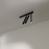 Spot-Contemporaneo-Bambù-Alluminio-Nero-3-Led-Integrato-10W