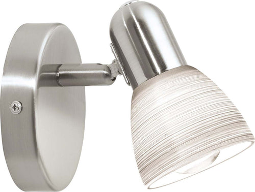Spot-Contemporaneo-Dakar-1-In-Acciaio-Nichel-Satinato-1-Luce-E14-25W-Ip20