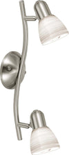 Spot-Contemporaneo-Dakar-1-In-Acciaio-Nichel-Satinato-2-Luci-E14-40W-Ip20