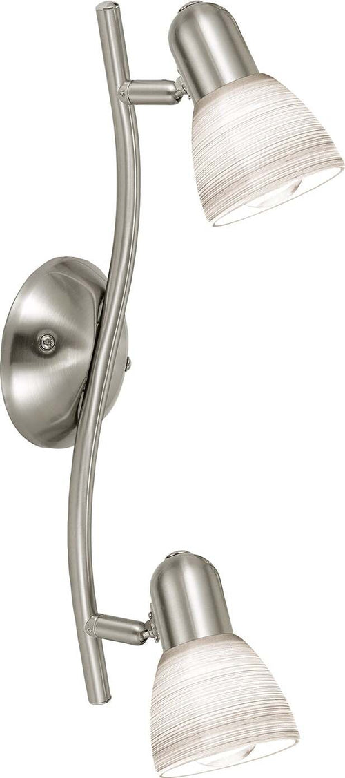 Spot-Contemporaneo-Dakar-1-In-Acciaio-Nichel-Satinato-2-Luci-E14-40W-Ip20