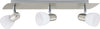 Spot-Contemporaneo-Enea-Acciaio-Nichel-Satinato-3-Luci-E14-40W-Ip20