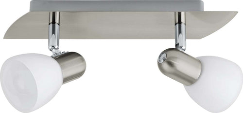 Spot-Contemporaneo-Enea-In-Acciaio-Nichel-Satinato-2-Luci-E14-40W-Ip20