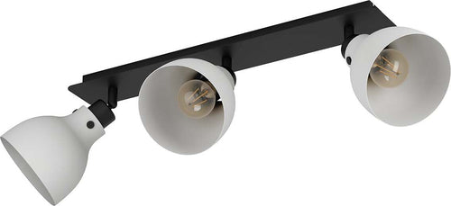 Spot-Contemporaneo-Matlock-In-Acciaio-Grigio-3-Luci-E27-40W-Ip20