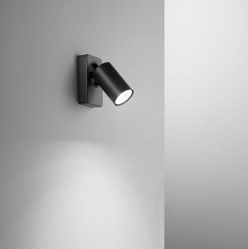 Spot-Contemporaneo-Oddy-Alluminio-Nero-1-Luce-Gu10-Ip20