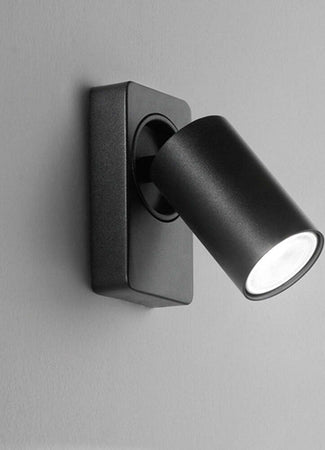 Spot-Contemporaneo-Oddy-Alluminio-Nero-1-Luce-Gu10-Ip20