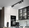 Spot-Contemporaneo-Oddy-Alluminio-Nero-5-Luci-Gu10