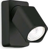 Spot-Contemporaneo-Rudy-Alluminio-Nero-1-Luce-Gu10-35W-3000K-Ip20