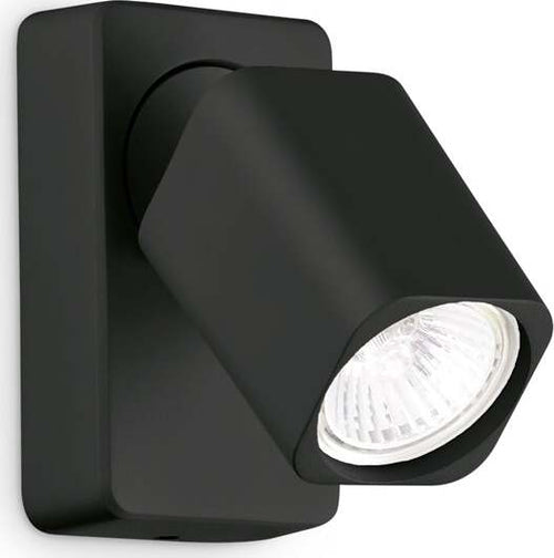 Spot-Contemporaneo-Rudy-Alluminio-Nero-1-Luce-Gu10-35W-3000K-Ip20