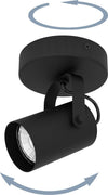 Spot-Contemporaneo-Sorego-In-Acciaio-Nero-1-Luce-Gu10-3W-Ip20