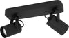 Spot-Contemporaneo-Sorego-In-Acciaio-Nero-2-Luci-Gu10-3W-Ip20