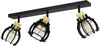 Spot-Contemporaneo-Stillington-1-In-Acciaio-Nero-3-Luci-E27-40W-Ip20