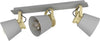 Spot-Contemporaneo-Twicken-In-Acciaio-Grigio-3-Luci-E27-40W-Ip20
