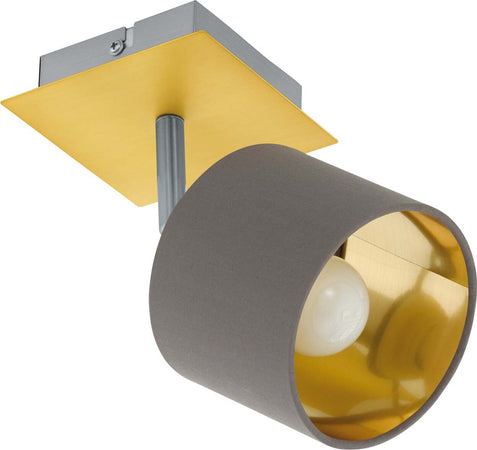 Spot-Contemporaneo-Valbiano-In-Acciaio-Ottone-1-Luce-E14-7W-Ip20
