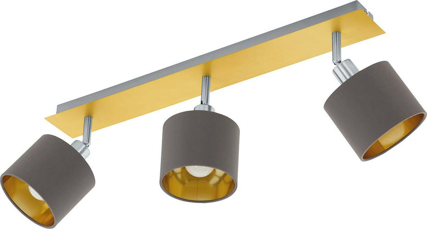 Spot-Contemporaneo-Valbiano-In-Acciaio-Ottone-3-Luci-E14-7W-Ip20