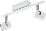 Spot-Contemporaneo-Vergiano-In-Alluminio-Bianco-2-Luci-Gu10-4,8W-Ip20