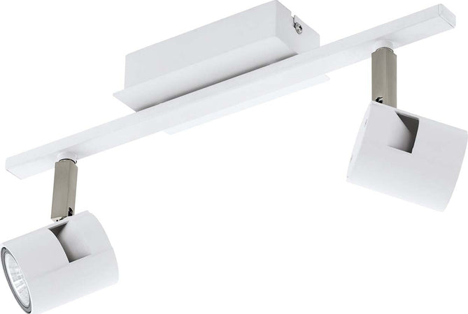 Spot-Contemporaneo-Vergiano-In-Alluminio-Bianco-2-Luci-Gu10-4,8W-Ip20
