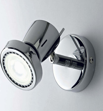 Spot-Illuminando-EROS-1-GU10-7W-LED-3000°K-faretto-orientabili-metallo-cromo-moderno-interno