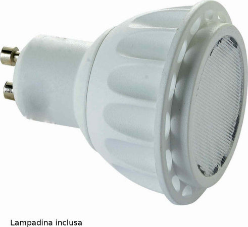 Spot-Illuminando-KOLOR-1-GU10-LED-faretto-colorato-orientabile-snodabile-metallo-verde-rosso-interno