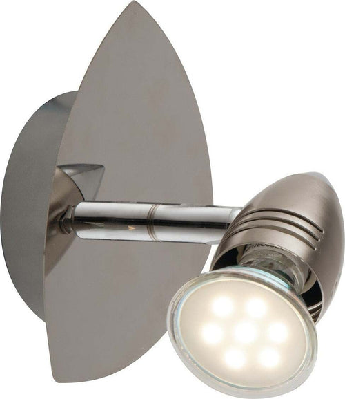Spot-Led-Sunny-Orientabile-Nikel-1Xgu10-5W-400Lm-2700K-10X12,5Cm