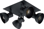Spot-Minimal-Barnstaple-1-Legno-Nero-4-Luci-E27-40W
