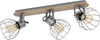 Spot-Minimal-Sambatello-Legno-Marrone-3-Luci-E27-40W