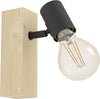 Spot-Minimal-Townshend-3-Legno-Marrone-1-Luce-E27-10W