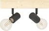Spot-Minimal-Townshend-3-Legno-Marrone-2-Luci-E27-60W