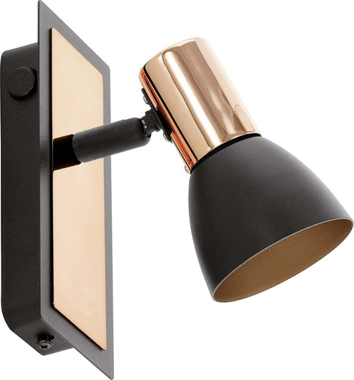 Spot-Moderno-Barnham-In-Acciaio-Nero-1-Luce-Gu10-3W-Ip20