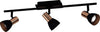 Spot-Moderno-Barnham-In-Acciaio-Nero-3-Luci-Gu10-3W-Ip20