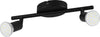 Spot-Moderno-Buzz-Led-In-Acciaio-Nero-2-Luci-Gu10-2,8W-Ip20
