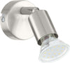Spot-Moderno-Buzz-Led-In-Acciaio-Nichel-Satinato-1-Luce-Gu10-2,8W-Ip20