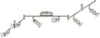 Spot-Moderno-Buzz-Led-In-Acciaio-Nichel-Satinato-6-Luci-Gu10-2,8W-Ip20
