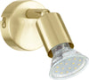 Spot-Moderno-Buzz-Led-In-Acciaio-Ottone-1-Luce-Gu10-2,8W-Ip20