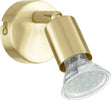 Spot-Moderno-Buzz-Led-In-Acciaio-Ottone-1-Luce-Gu10-2,8W-Ip20