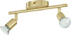 Spot-Moderno-Buzz-Led-In-Acciaio-Ottone-2-Luci-Gu10-2,8W-Ip20