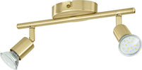 Spot-Moderno-Buzz-Led-In-Acciaio-Ottone-2-Luci-Gu10-2,8W-Ip20