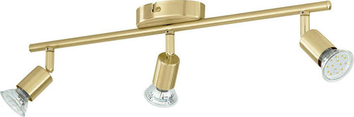 Spot-Moderno-Buzz-Led-In-Acciaio-Ottone-3-Luci-Gu10-2,8W-Ip20
