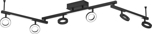 Spot-Moderno-Cardillio-1-In-Alluminio-Nero-6-Luci-Led-3,2W-3000K-Ip20