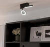 Spot-Moderno-Cardillio-2-In-Alluminio-Nero-1-Luce-Led-3,2W-3000K-Ip20