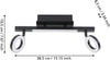 Spot-Moderno-Cardillio-2-In-Alluminio-Nero-2-Luci-Led-3,2W-3000K-Ip20