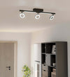 Spot-Moderno-Cardillio-2-In-Alluminio-Nero-3-Luci-Led-3,2W-3000K-Ip20
