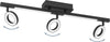 Spot-Moderno-Cardillio-2-In-Alluminio-Nero-3-Luci-Led-3,2W-3000K-Ip20