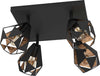 Spot-Moderno-Carlton-7-In-Acciaio-Nero-4-Luci-E27-40W